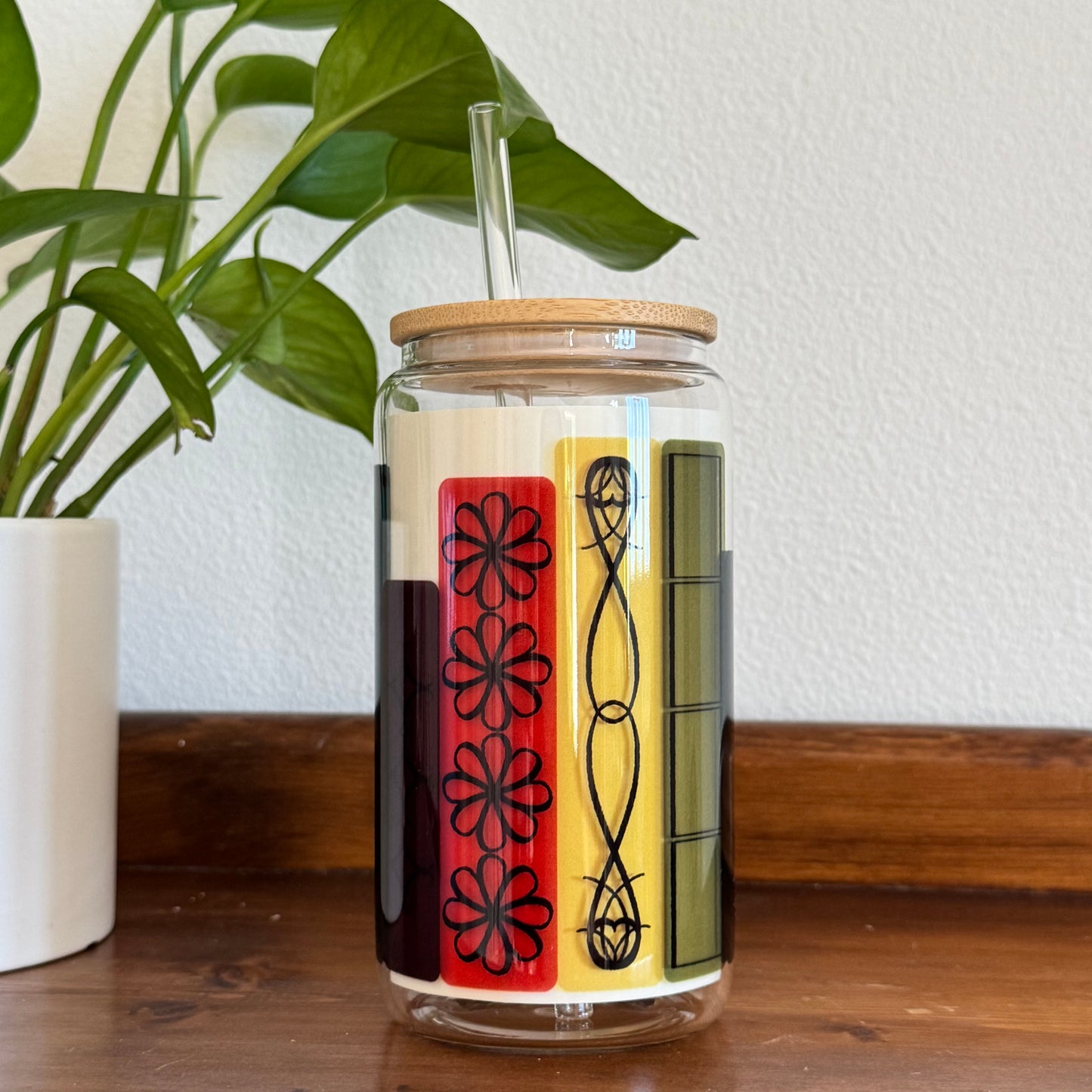 Book Spines - Glass Tumbler