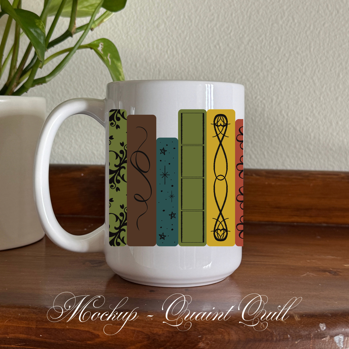 Book Spines - Mug