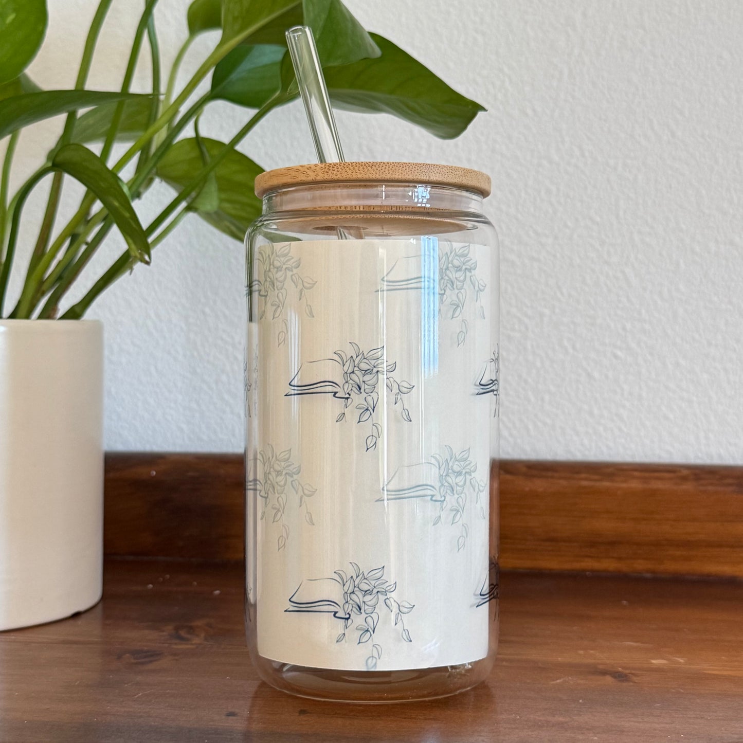Little Leaf Booksellers - Glass Tumbler