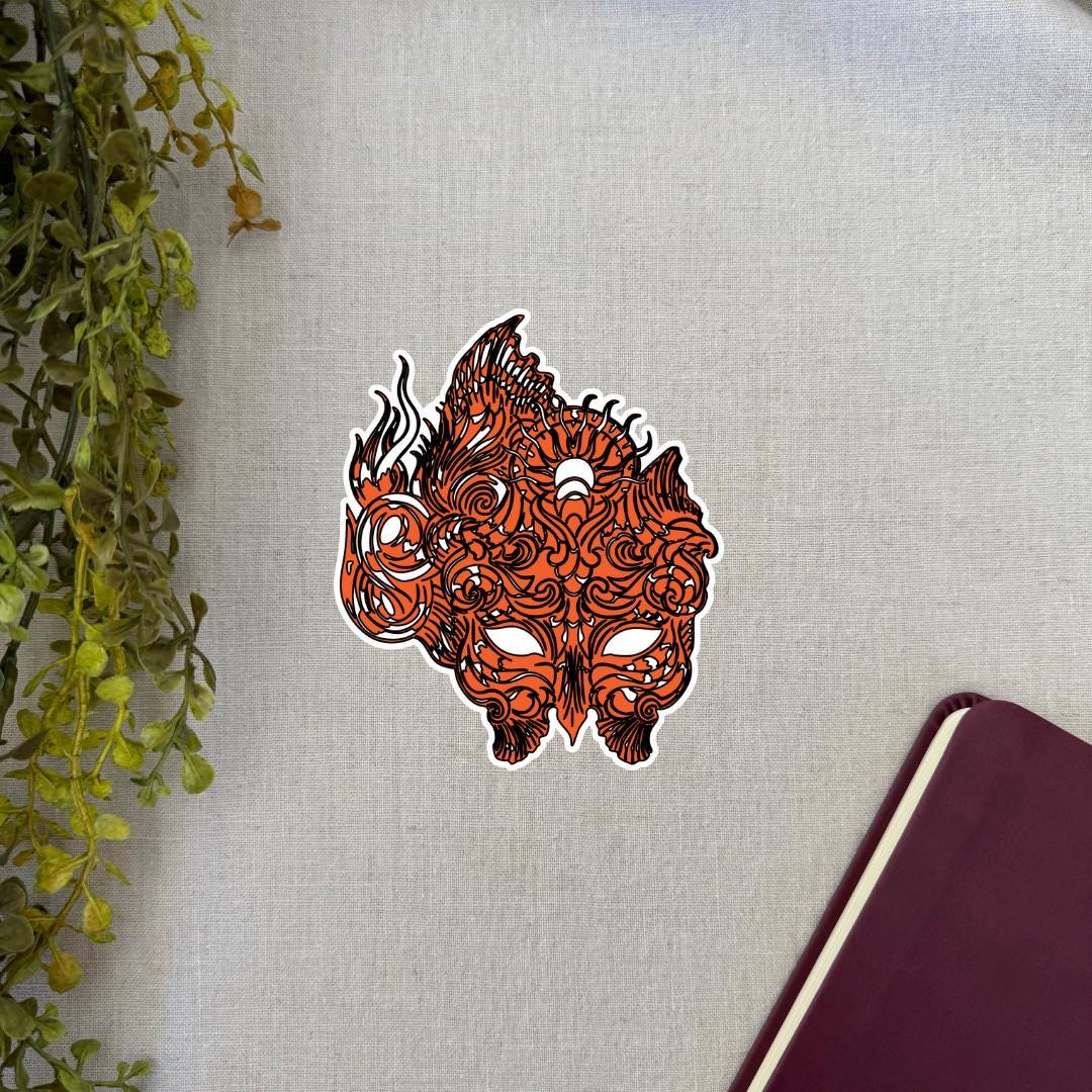 Nesta's Mask - Sticker