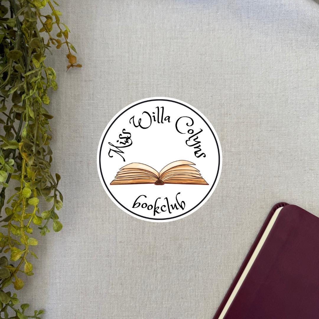 Miss Willa Colyns Book Club - Sticker