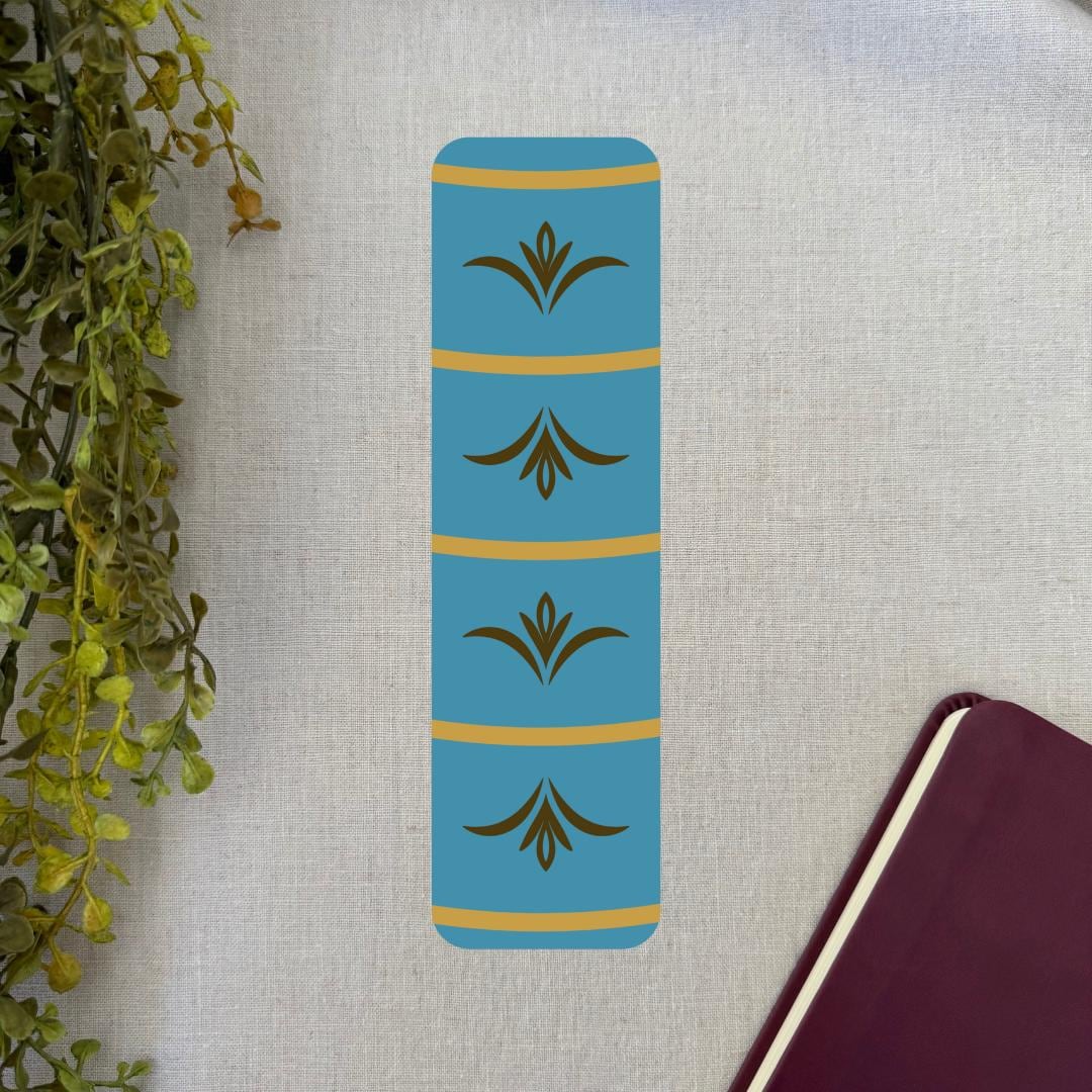 Blue Book Spine - Bookmark