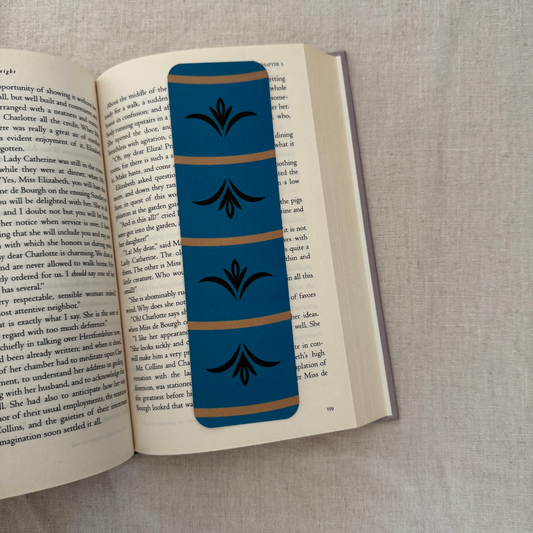 Blue Book Spine - Bookmark