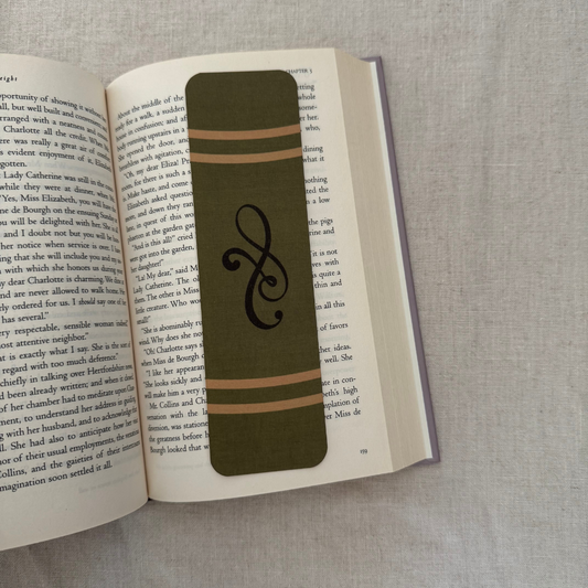 Green Book Spine - Bookmark