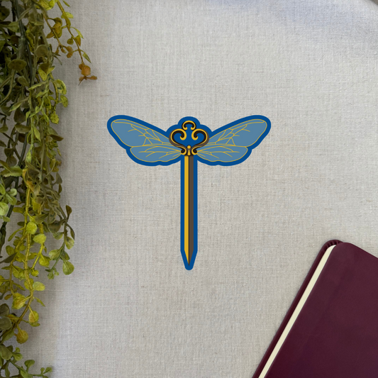 Bee, Key, & Sword - Sticker