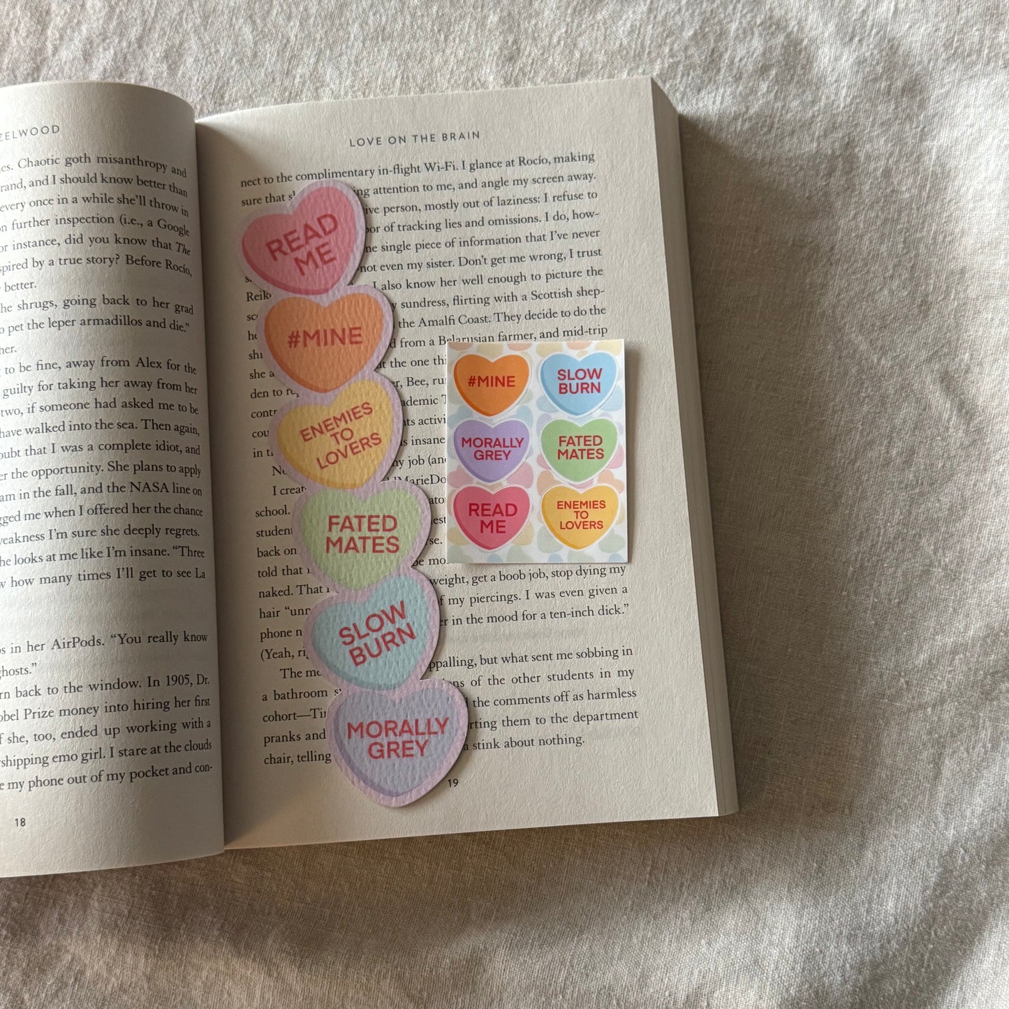 Romance Set - Sticker & Bookmark