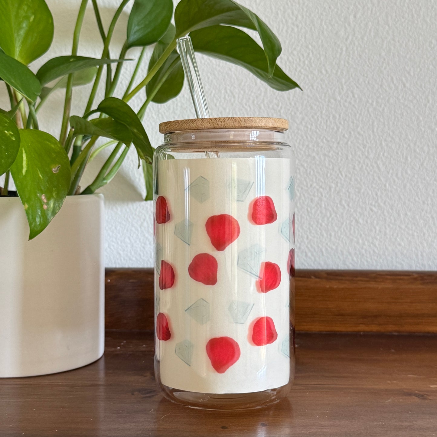 Chip and the Book of Rose Leaves - Glass Tumbler | Officially Licensed