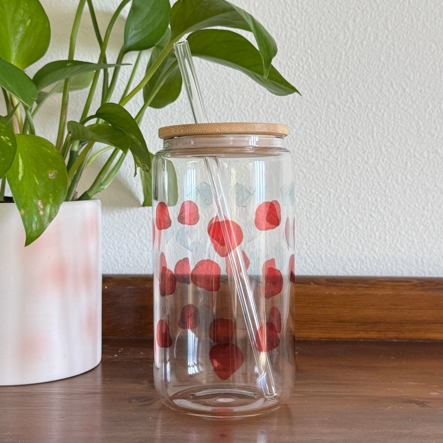 Chip and the Book of Rose Leaves - Glass Tumbler | Officially Licensed