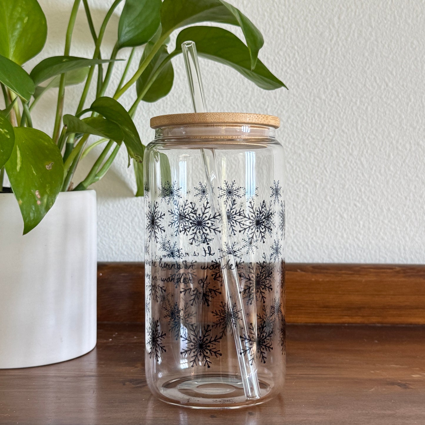 Penelope Grace and the Winter Carousel - Glass Tumbler | Officially Licensed