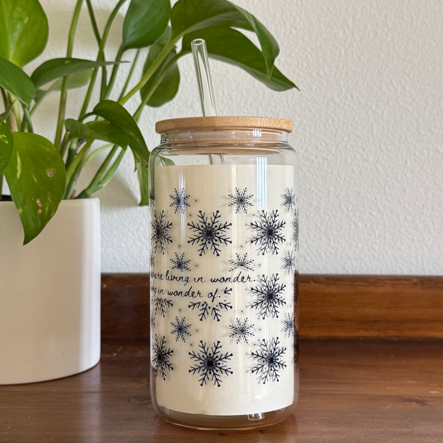 Penelope Grace and the Winter Carousel - Glass Tumbler | Officially Licensed