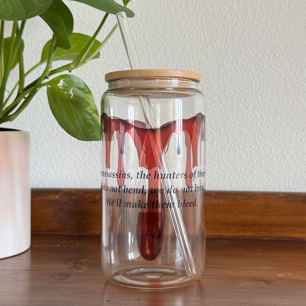 Blades and Blood - Glass Tumbler | Officially Licensed