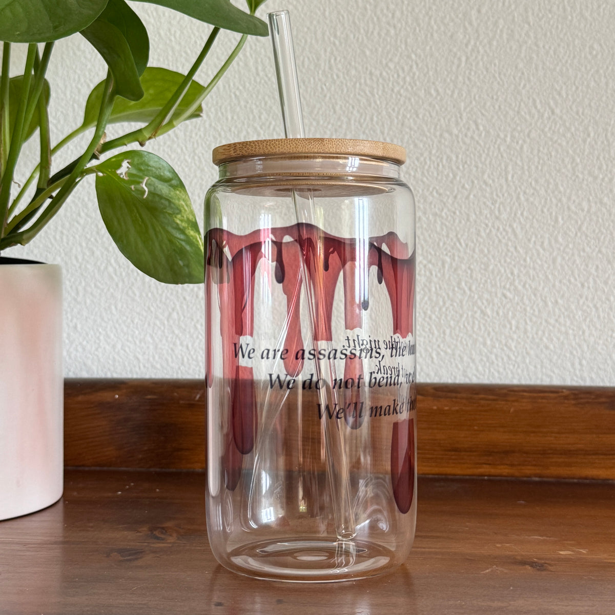 Blades and Blood - Glass Tumbler | Officially Licensed