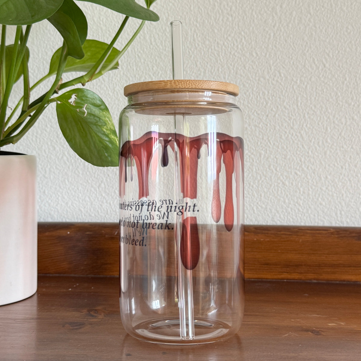 Blades and Blood - Glass Tumbler | Officially Licensed