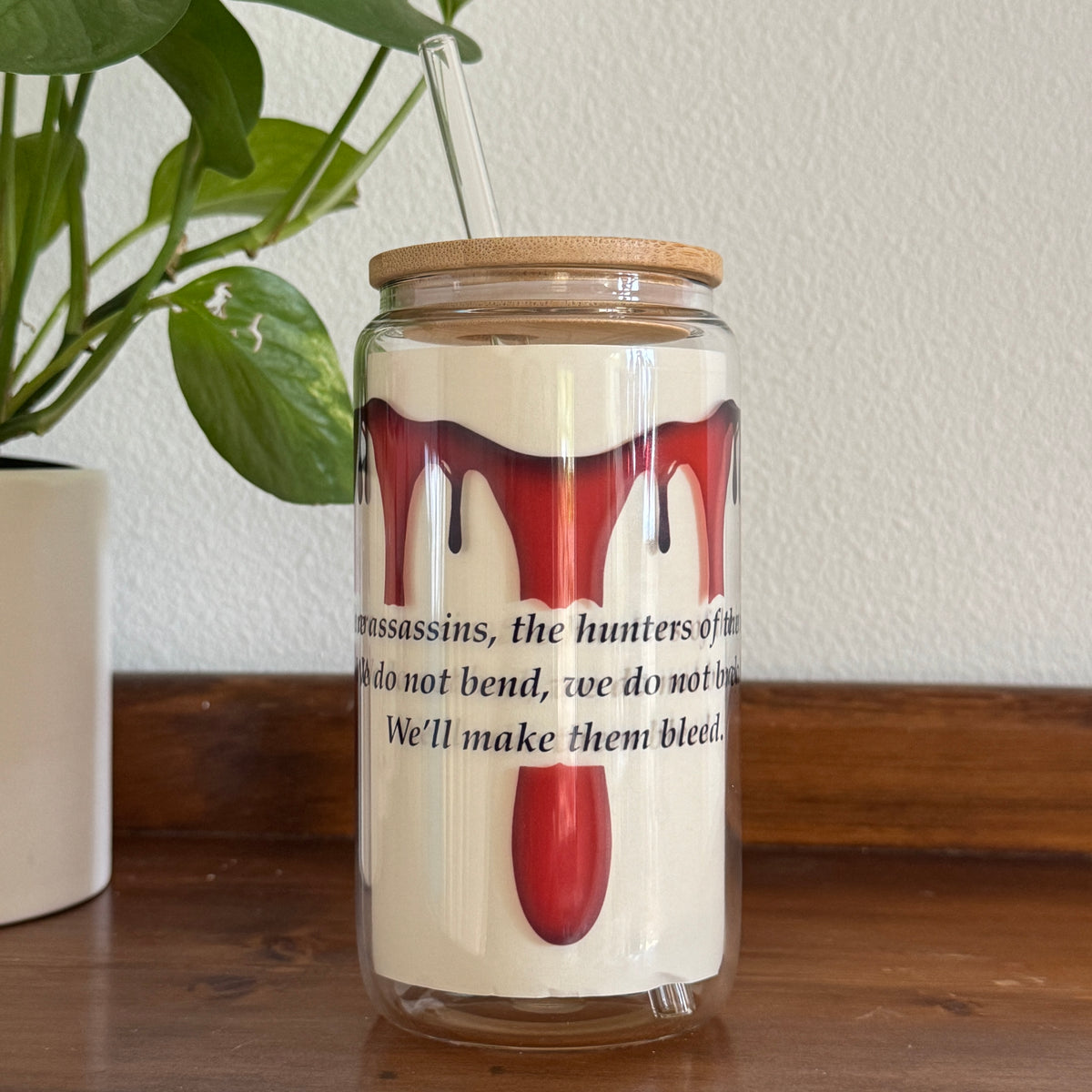Blades and Blood - Glass Tumbler | Officially Licensed