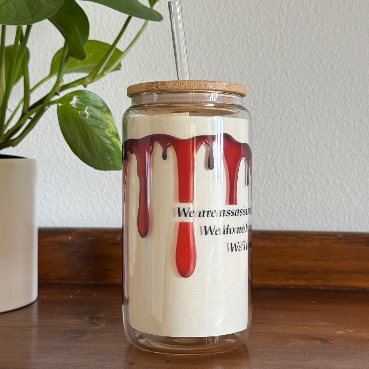 Blades and Blood - Glass Tumbler | Officially Licensed