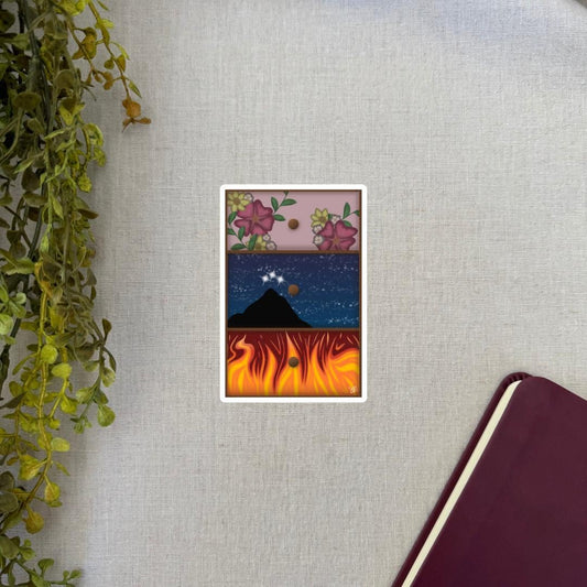 Archeron Sister Dresser - Sticker