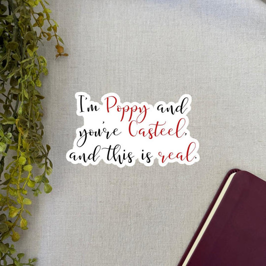 Poppy and Casteel - Sticker